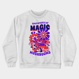 Magic Mushrooms Adventure Crewneck Sweatshirt